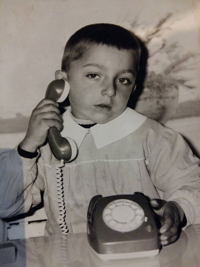Angelo Piardi n.'61, qui a 5 anni.