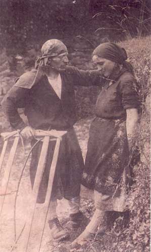 fidanzati al fieno