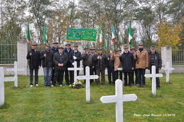 Milovice, 2014 cerimonia al monumento ai caduti italiani