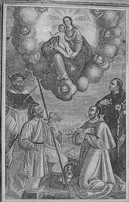 Pala di San Rocco in Stravignino di Pezzaze