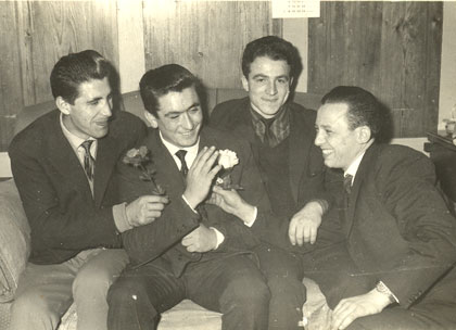 Winterthur (CH), 1960. G.Osvaldo Piardi e compagni d'emigrazione