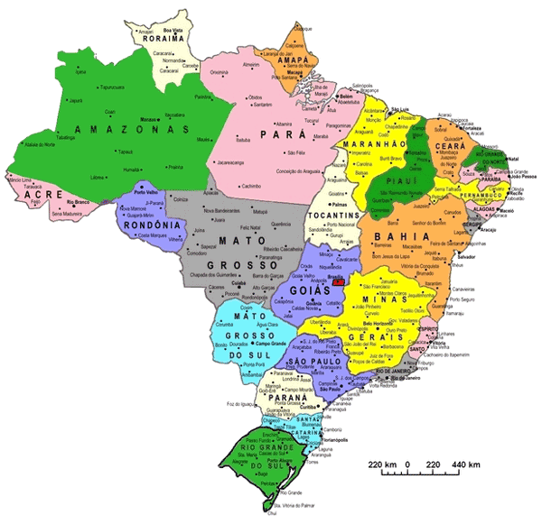 Brasil map