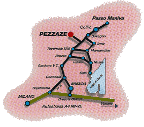 Pezzaze dov'è? cartina
