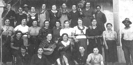 mondine di Pezzaze, 1938