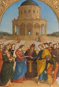 "Lo sposalizio" - Raffaello - Milano - Pinacoteca di Brera