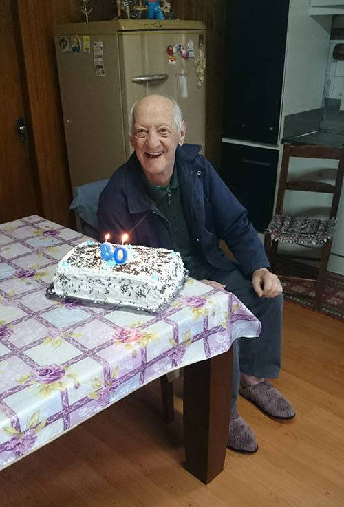 Domingos PIARDI, padre di Ademir. Discendente di Carlo Piardi da Cizzolo