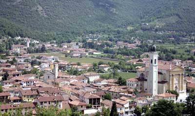 foto panoramica di Gussago